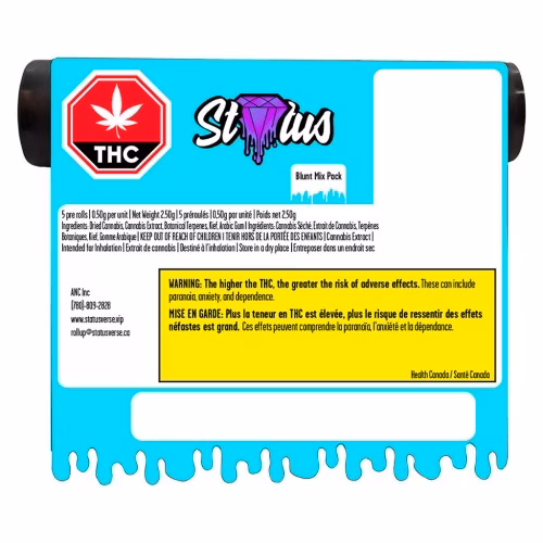 Status - Liquid Diamond Infused Kief Coated Blunt Mix Pack