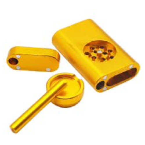 Dugout Grinder Combo w/Bat 80mm - Gold
