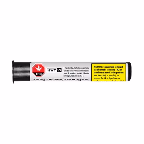 HWY 59 Cannabis - Cow Tipper 510 Vape Cartridge