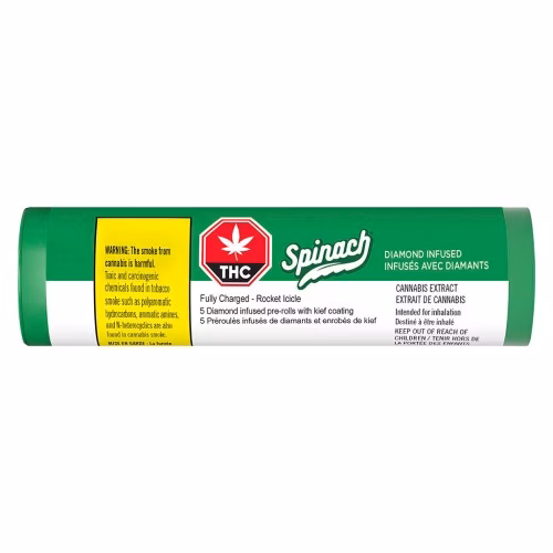 Spinach - Fully Charged Rocket Icicle Infused Pre-Roll