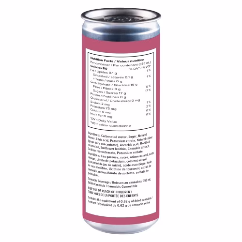 Solei - Dragonfruit Watermelon CBD Sparkling Beverage