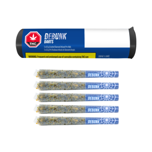 Darts - Blue Widow Indica Crushed Diamond Infused image 3