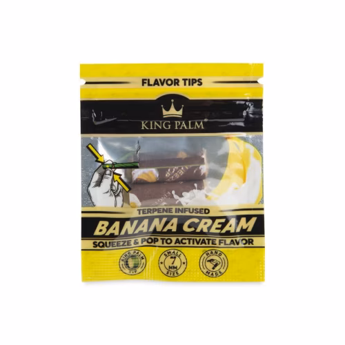KING PALM BANANA CREAM FLAV TIPS