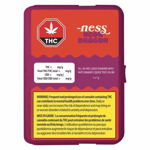 Ness - Neon Dragon Liquid Diamonds AIO Vape
