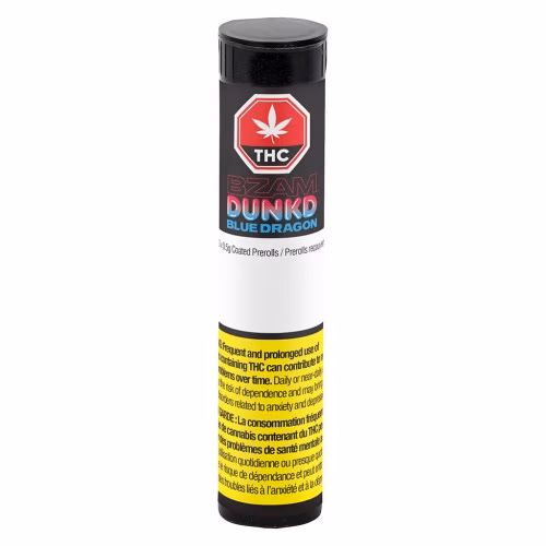 BZAM - DUNKD Blue Dragon Infused Pre-Roll