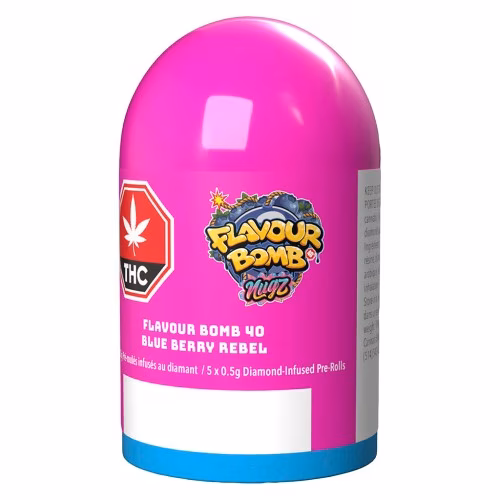 Nugz - Flavour Bomb 40 Blue Berry Rebel Diamond Infused
