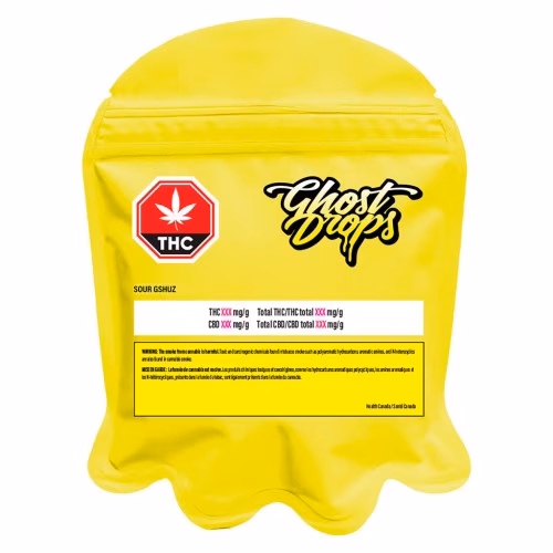 Ghost Drops - Sour Gshuz Ghost Gummies (Strawberry)