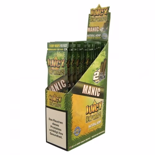 Juicy Jay's Enhanced Hemp Wraps - Manic