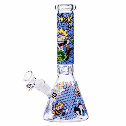 10" 5mm OG Original Animated Series Beaker (Design 1)