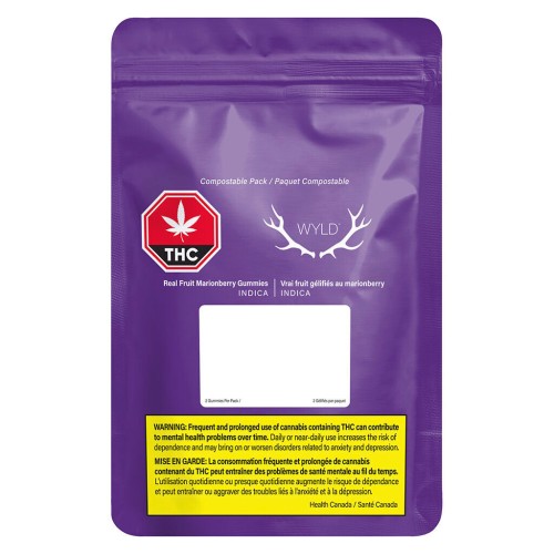 WYLD - Real Fruit Marionberry Indica Gummies