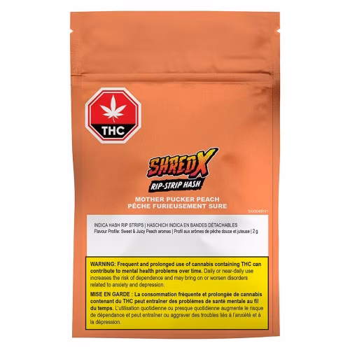 SHRED X - Mother Pucker Peach Rip-Strip Hash