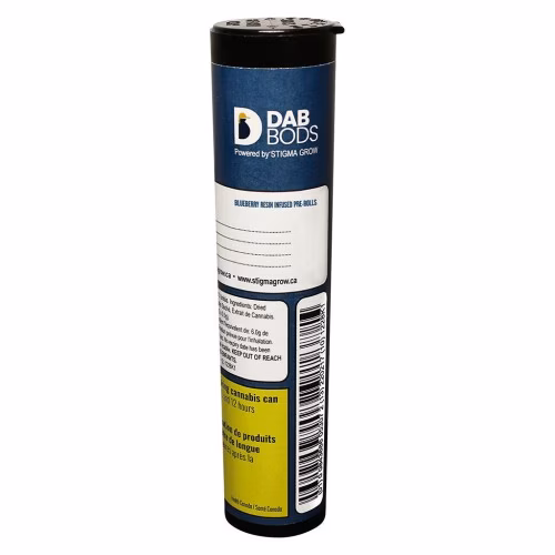 Dab Bods - Blueberry Resin Infused Pre-Roll