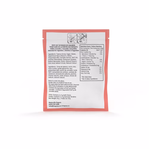 Emprise Canada - Emprise Rapid Peach 1:1 Soft Chews