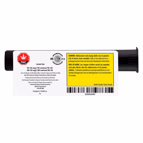 MillRite - Lavender Haze Glass Tip Blunt