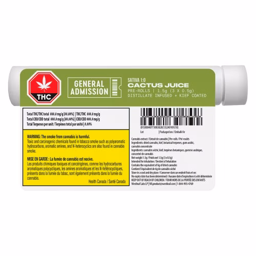 General Admission - Cactus Juice Distillate Infused