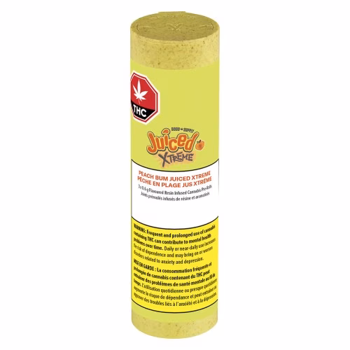 Good Supply Juiced - Juiced Xtreme Peach Bum Resin Infused Pre-roll - Hybrid - 3x0.6g