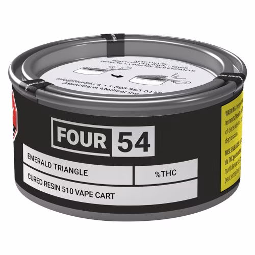 FOUR54 - Emerald Triangle Live Resin 510 Thread Cartridge (Papaya Bomb)