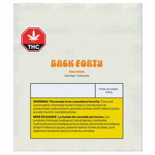 Back Forty - Tiki Tang 510 Thread Cartridge