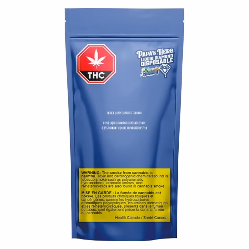 Papa's Herb - Apple Apricot Tsunami Liquid Diamond Disposable