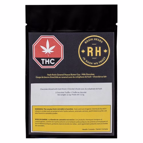 Rosin Heads - Hash Rosin Caramel Peanut Butter Cup - Milk Chocolate
