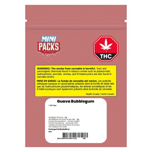 PACKS - Mini Packs Guava Gum