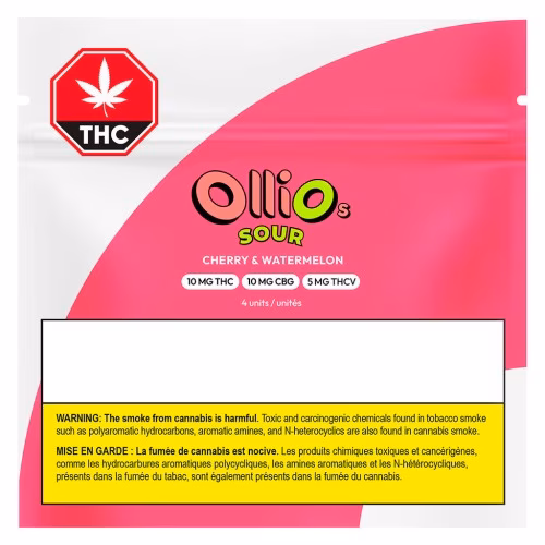 Olli O's - Sour Cherry & Watermelon THC/CBG/THCV