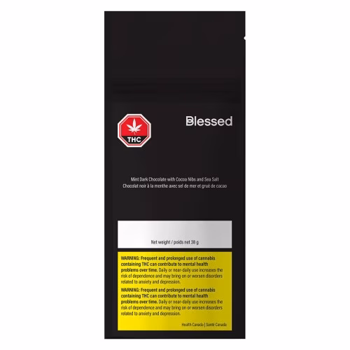 Blessed - Mint Dark Chocolate with Coco Nibs & Sea Salt