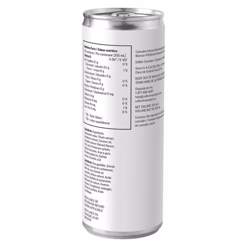 Collective Project - White Peach & Cardamom Sparkling Botanical Water
