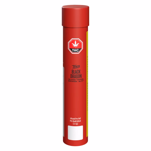 Tenzo - Black Dragon Glass Tipped Cannon BLNT Infused Pre-Roll