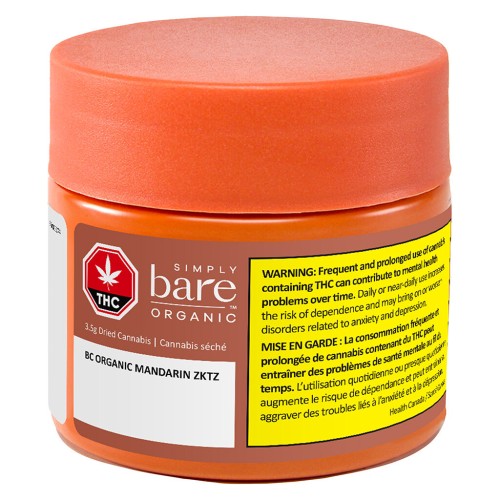 Simply Bare - BC Organic Mandarin Zktz