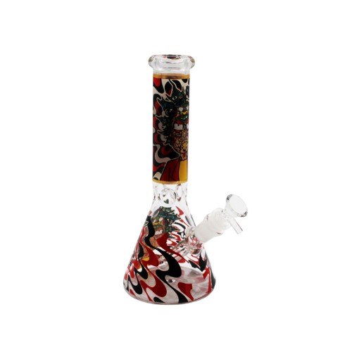 Bongs - Glass - 10 Inch Beaker 5mm - R&M
