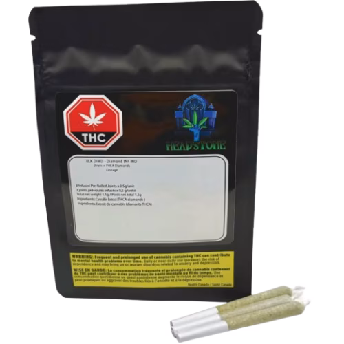Headstone Cannabis - Blk Dimd Diamond Infused Pre-Roll