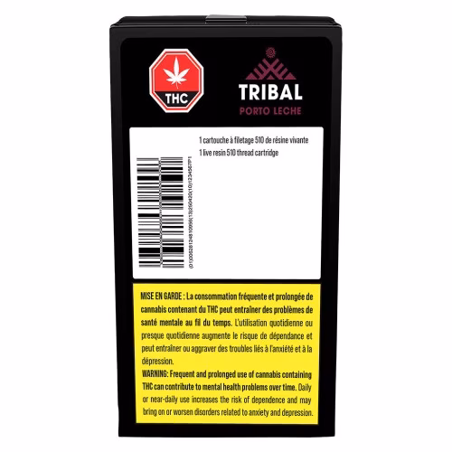 Tribal - Porto Leche Live Resin 510 Thread Cartridge