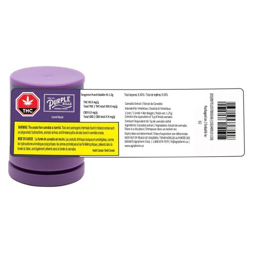 Purple Hills - Cured Resin – Tangerine Punch Badder XL
