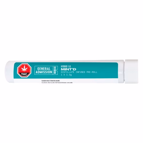 General Admission - Mint'd Distillate Infused Pre-Rolls