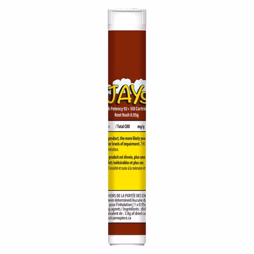 Jays - High Potency 92+ 510 Cartridge Root Rush