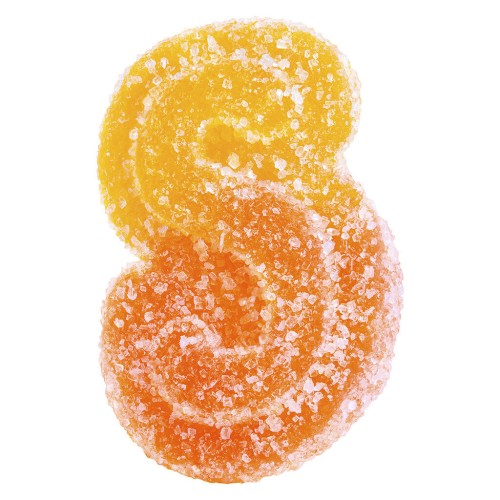 SOURZ by Spinach - Fully Blasted Peach Orange 1:1 THC:CBD Gummies (Multi-pack of 10)