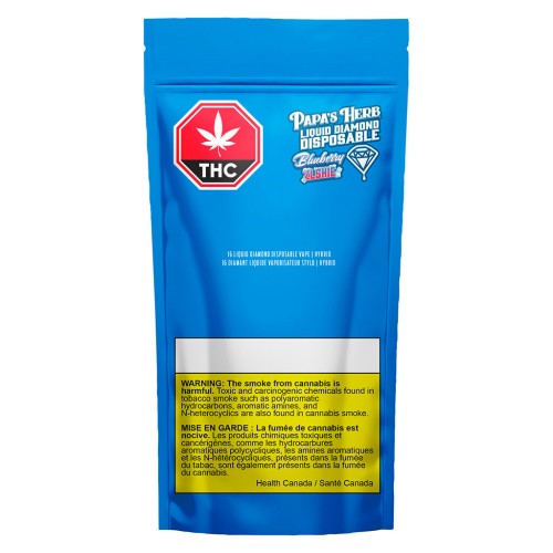 Papa's Herb - Hybrid Blueberry Zlshie - Liquid Diamond Disposable