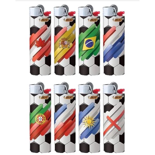 BIC Lighter - Bic Maxi Soccer Flags