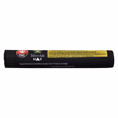 Weed Me Max - Liquid Diamond Seedless Grape 510 Thread Cartridge