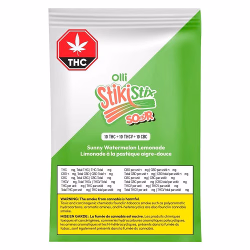 Stikistix - 1:1:1 Sour Sunny Watermelon Lemonade THCV/CBC/THC