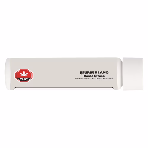 Beurre Blanc - Roulé Infusé Water Hash Infused Pre-Roll