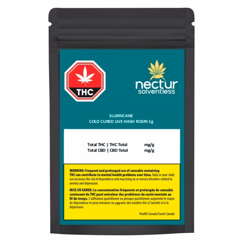 Nectur - Slurricane Cold Cured Live Hash Rosin