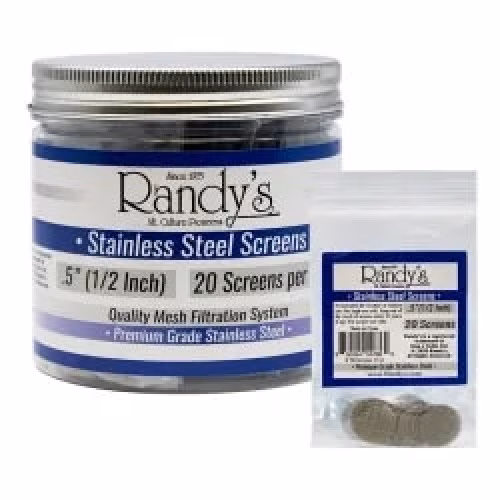 RANDY'S BRASS .625" SCREENS 20 PER PACK