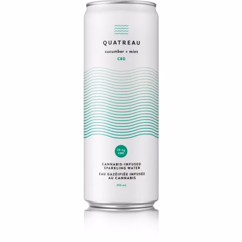 Quatreau - Quatreau Cucumber & Mint Sparkling Water