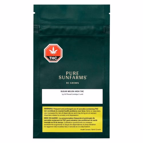 Pure Sunfarms - Sugar Melon High THC 510 Thread Cartridge