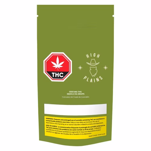 High Plains - 1000mg THC Indica Oil Drops