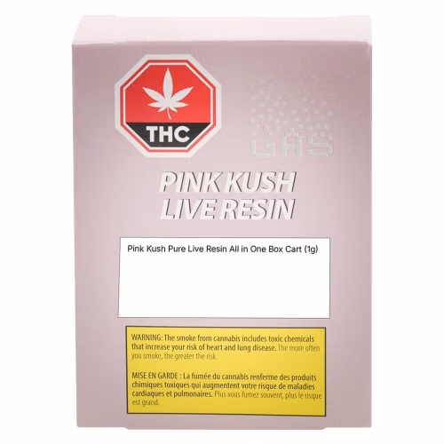 (GAS) - Pink Kush Pure Live Resin All in One Box Cart