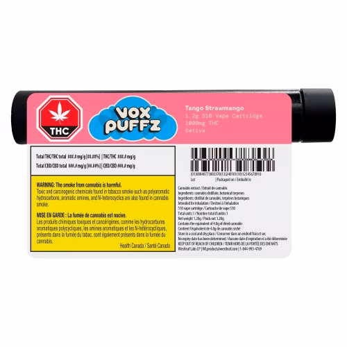 General Admission - Tango Strawmango 510 Thread Cartridge 1000 THC