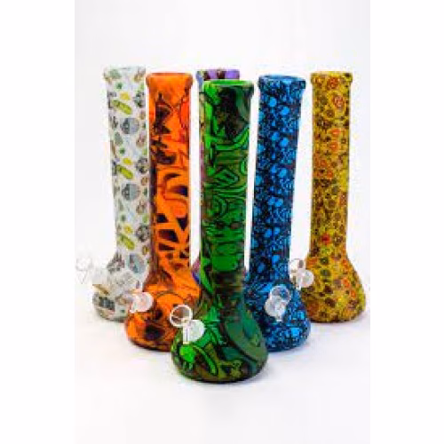 13" Assorted Silicone Bongs
